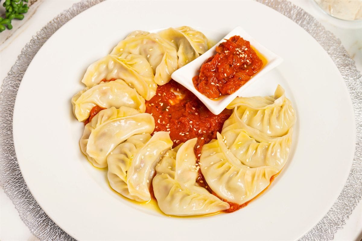 Momos al vapor